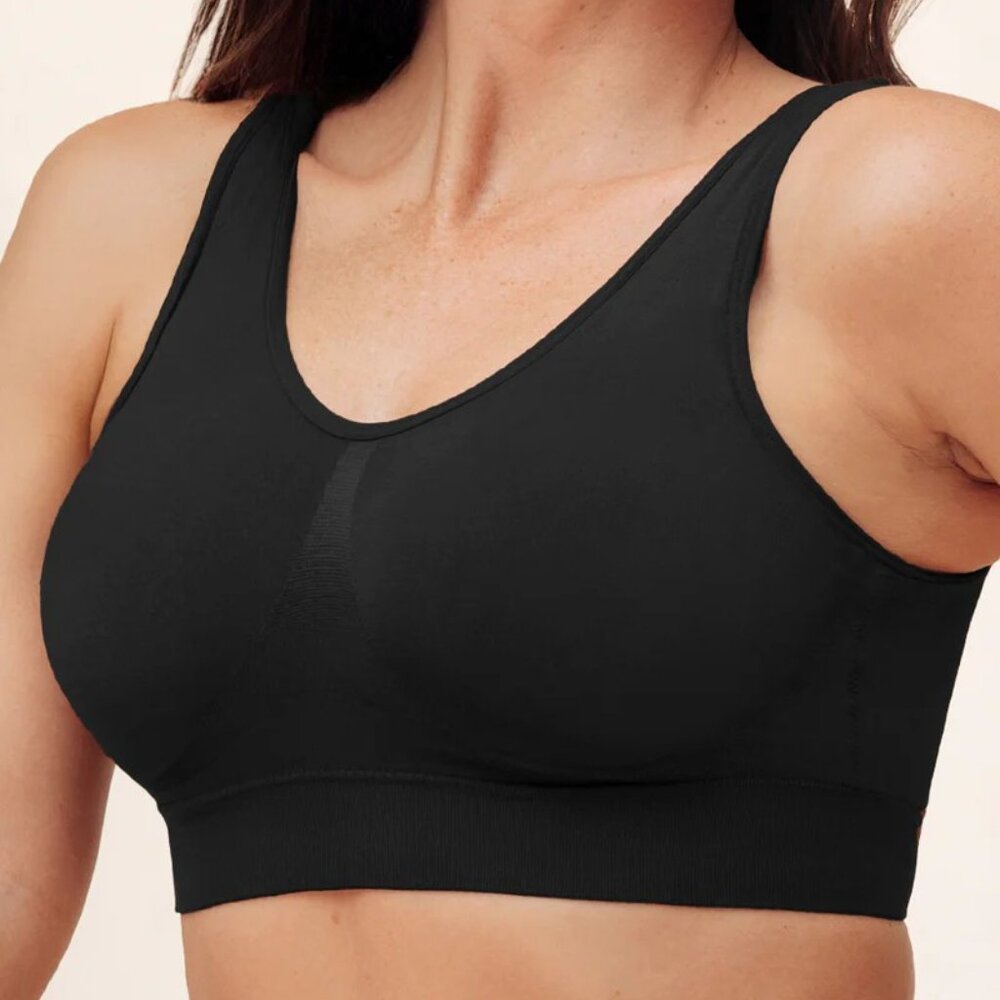 Truekind Women's Everyday Throw-on Wireless Bralette - Plus Size 2X